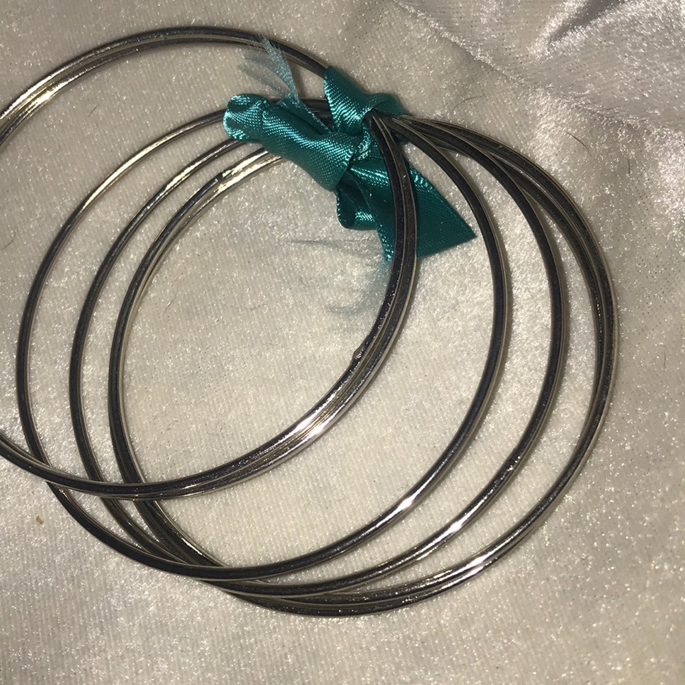 Bangle Bracelets Fashion Silver